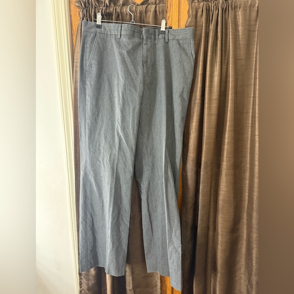 Express Men’s Slim Fit Dress Pants 36x34 Charcoal Gray Work Office Slacks
